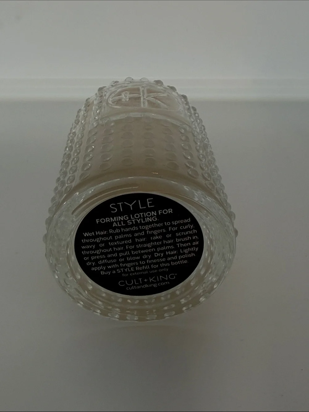 Cult + King Hair Duo: Style Forming Lotion & Balm (both 1/2 full)